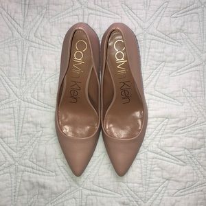 Calvin Klein Nude Pumps